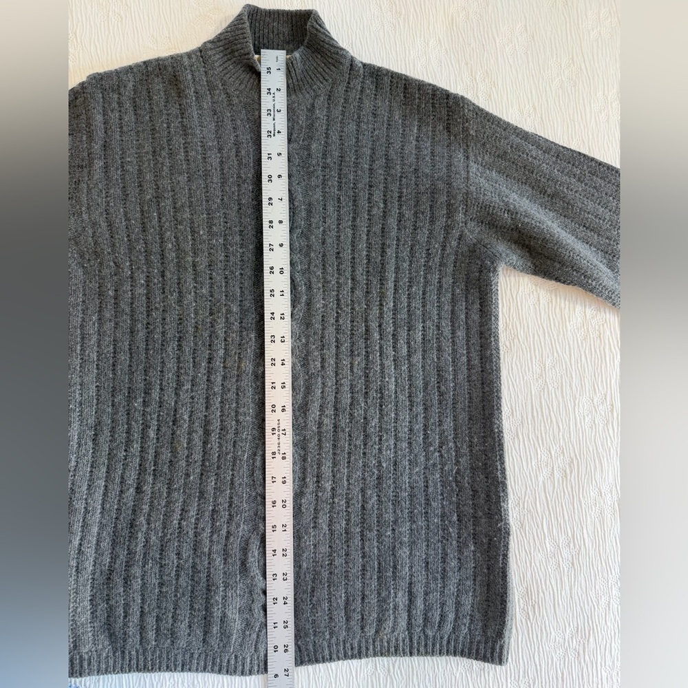 MARELLA Sweater Wool Gray cable knit size S - Picture 9 of 11
